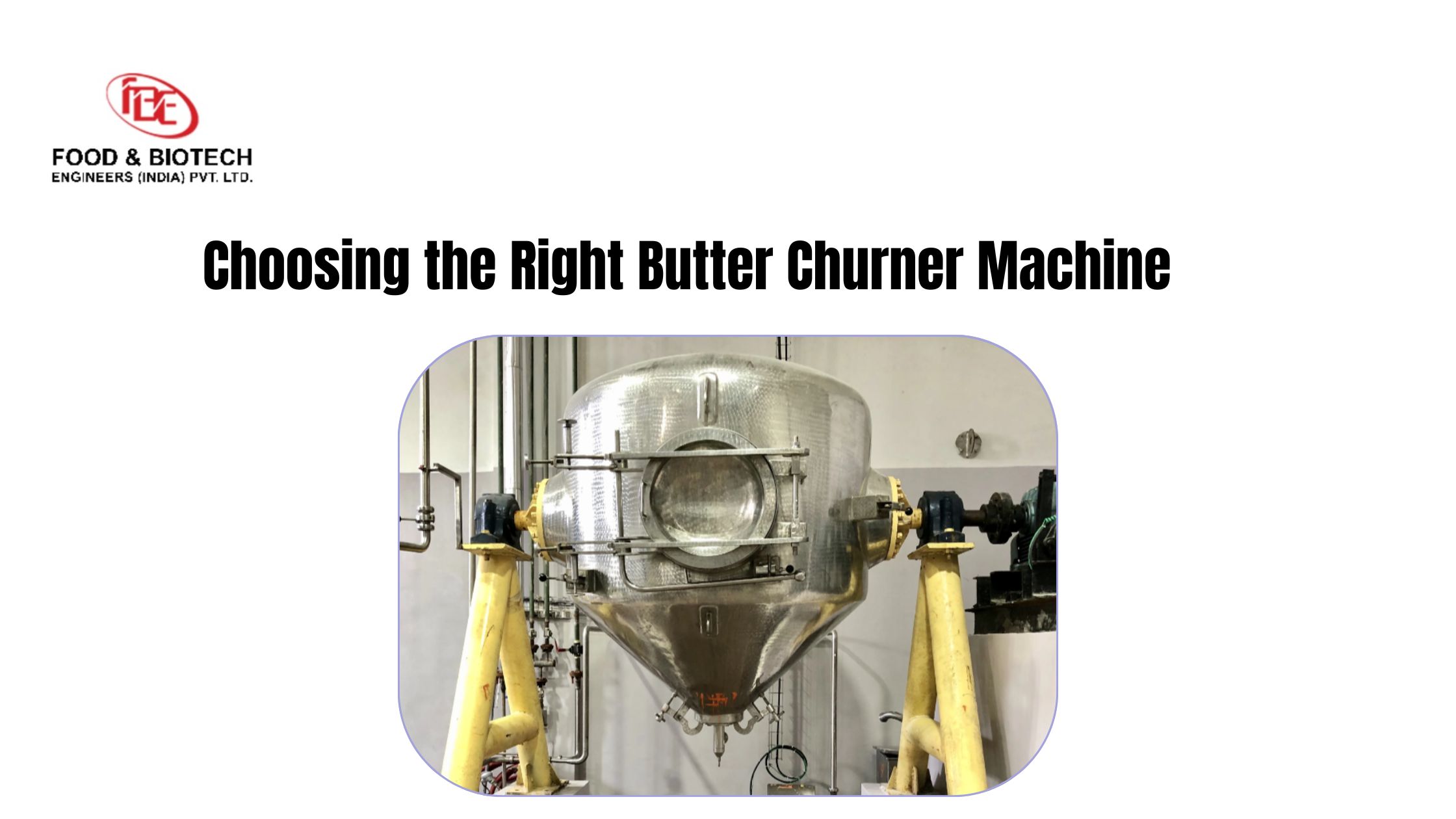 Choosing the Right Butter Churner Machine